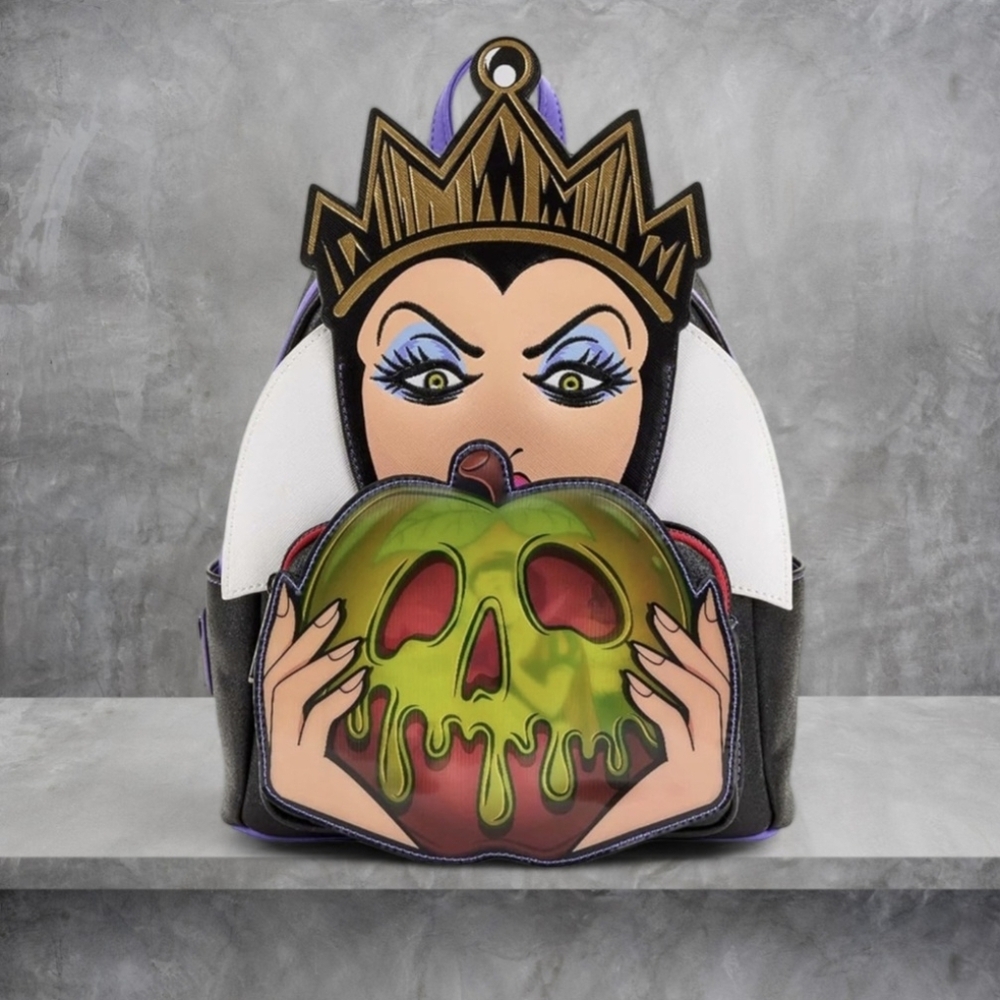 Loungefly Disney Evil Queen Villains Scenes Backpack 🍎
